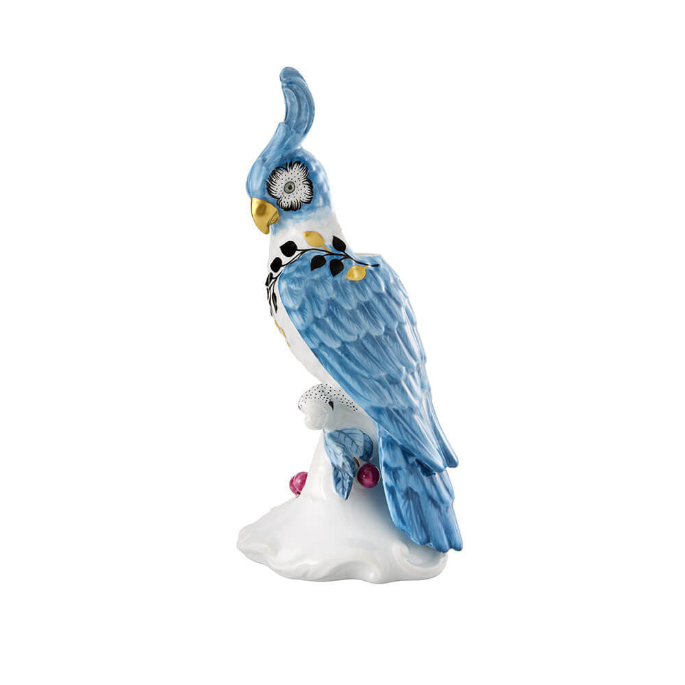 An image of Vista Alegre Christian Lacroix Primavera Cockatoo Candleholder