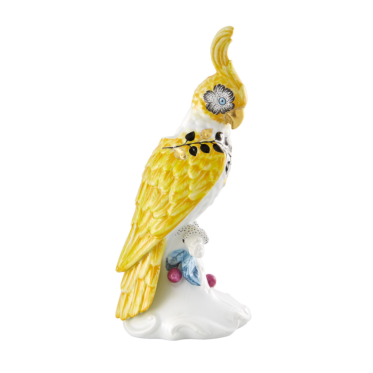 An image of Vista Alegre Christian Lacroix Primavera Cockatoo Candleholder