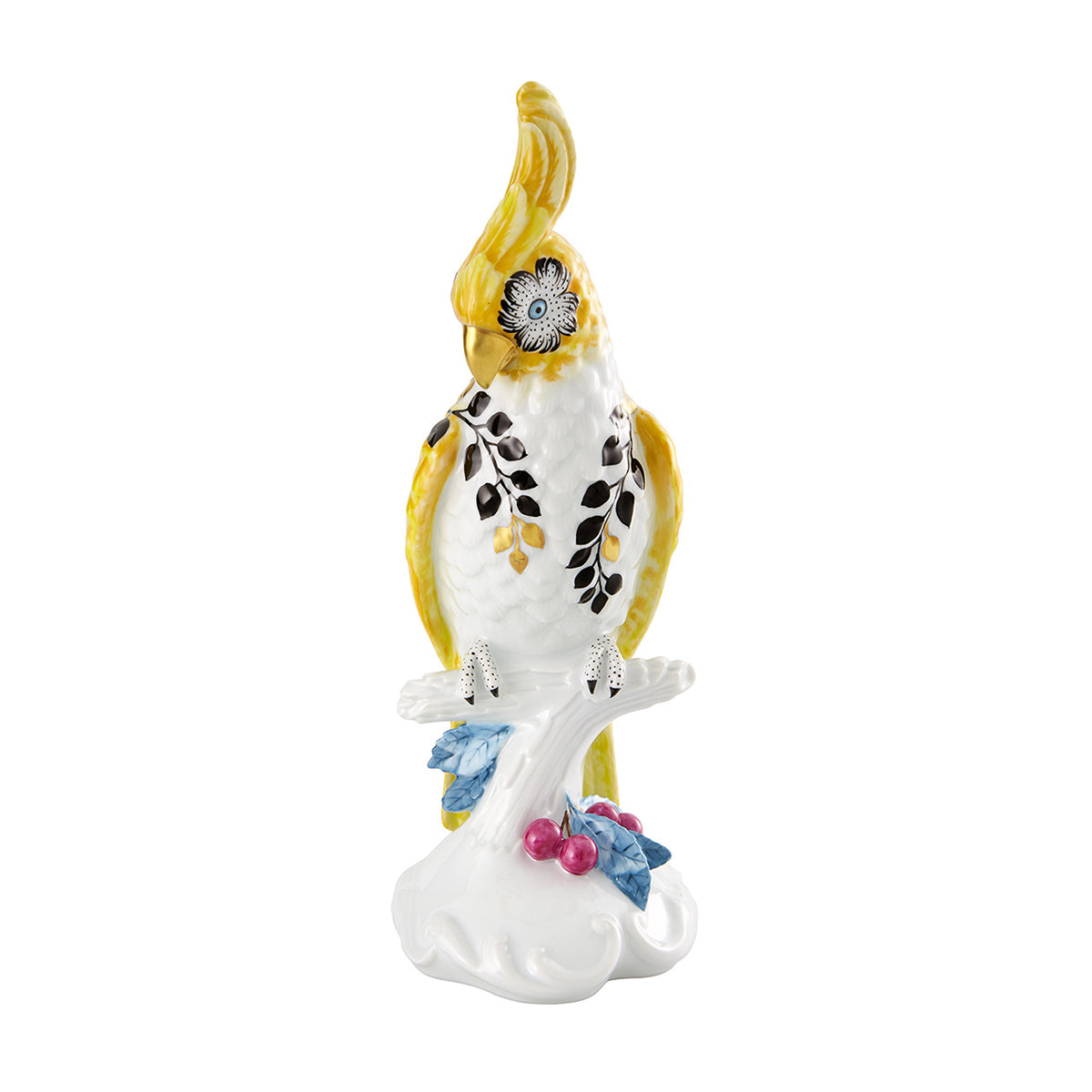 An image of Vista Alegre Christian Lacroix Primavera Cockatoo Candleholder