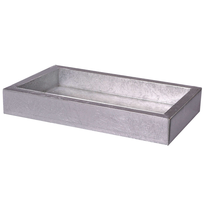 Mike and Ally Eos Silver Leaf Small Rectangle Tray