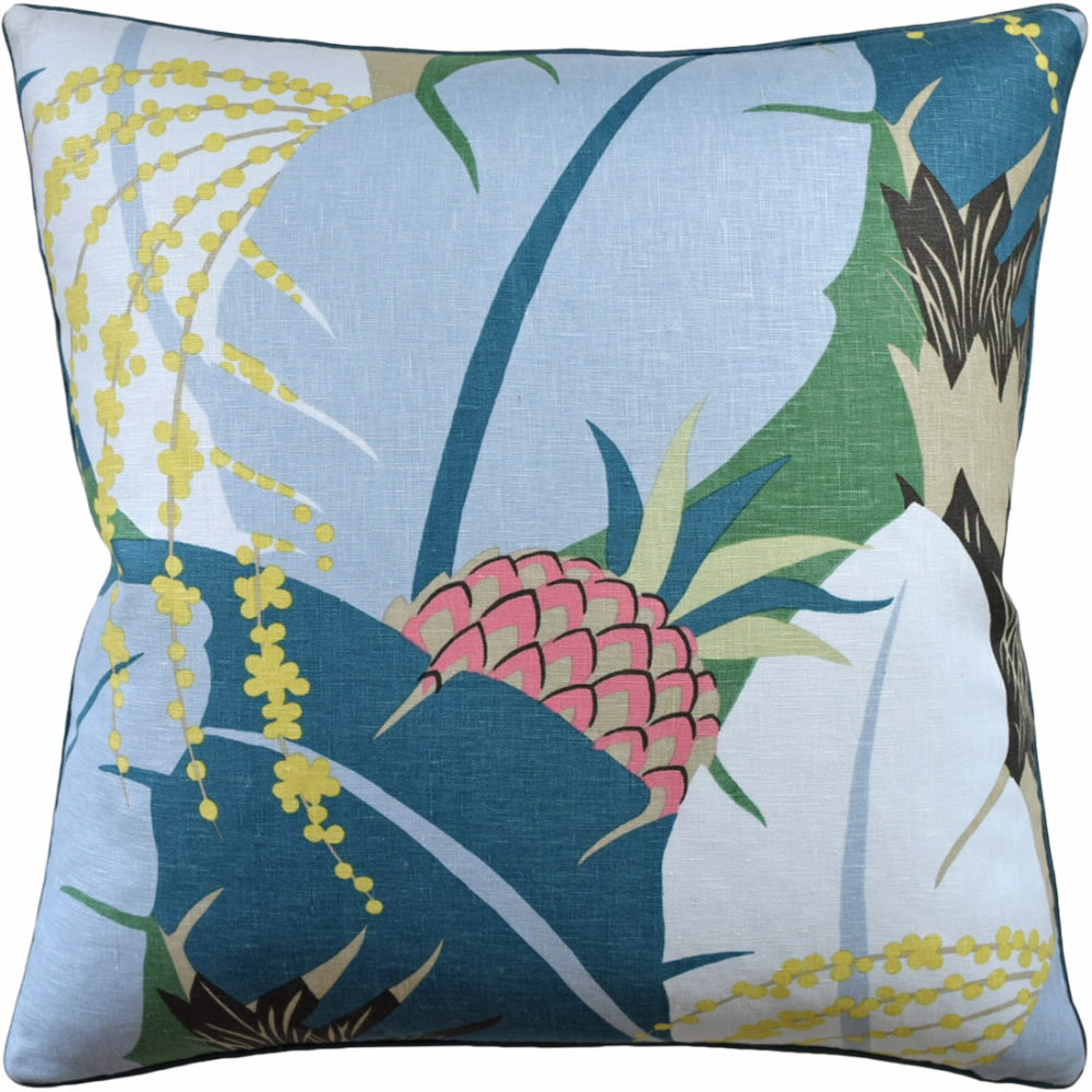 An image of Ryan Studio Decorative Pillow Ananas Peacock- 22"