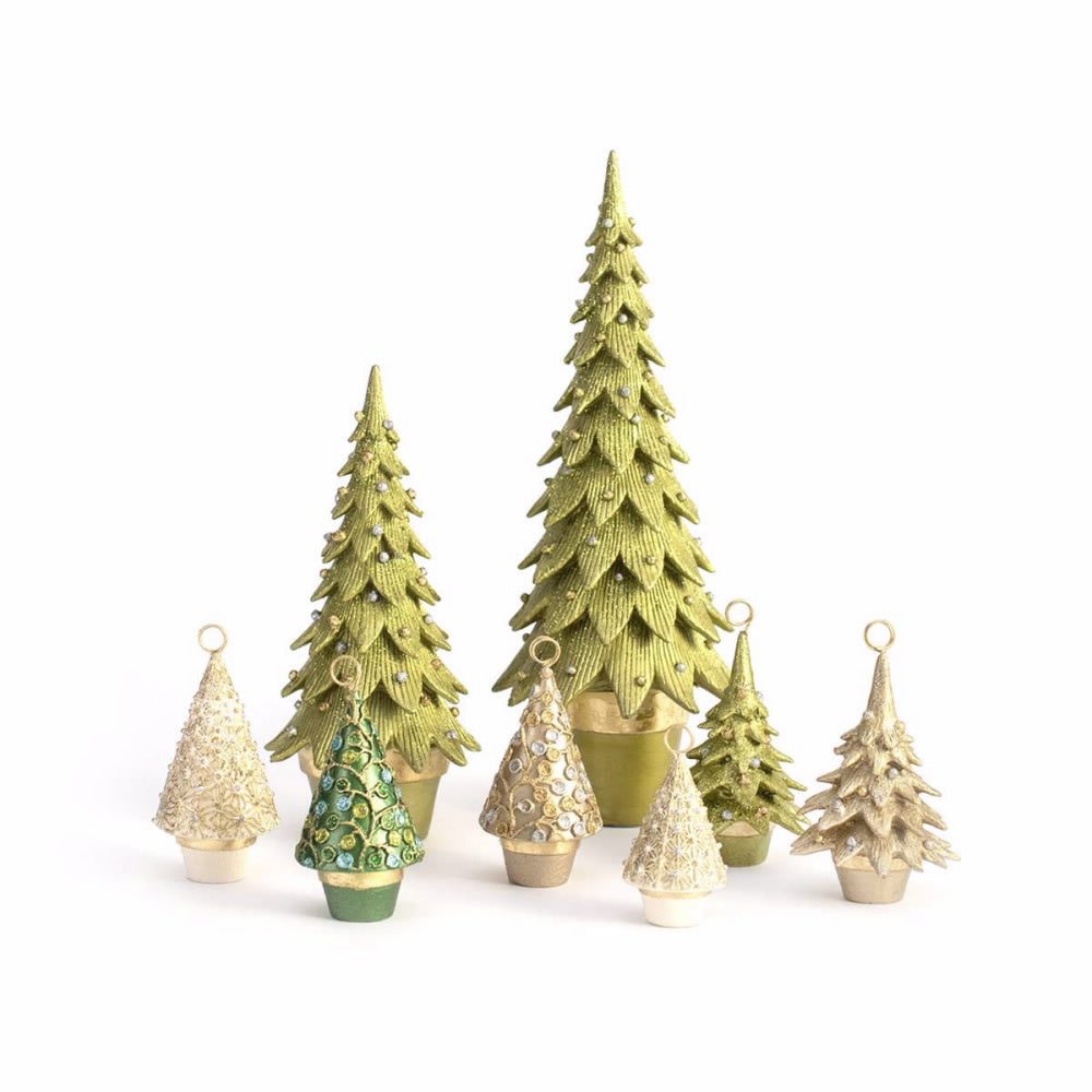 An image of Dekorasyon DV 4" Cone Tree Card Holder
