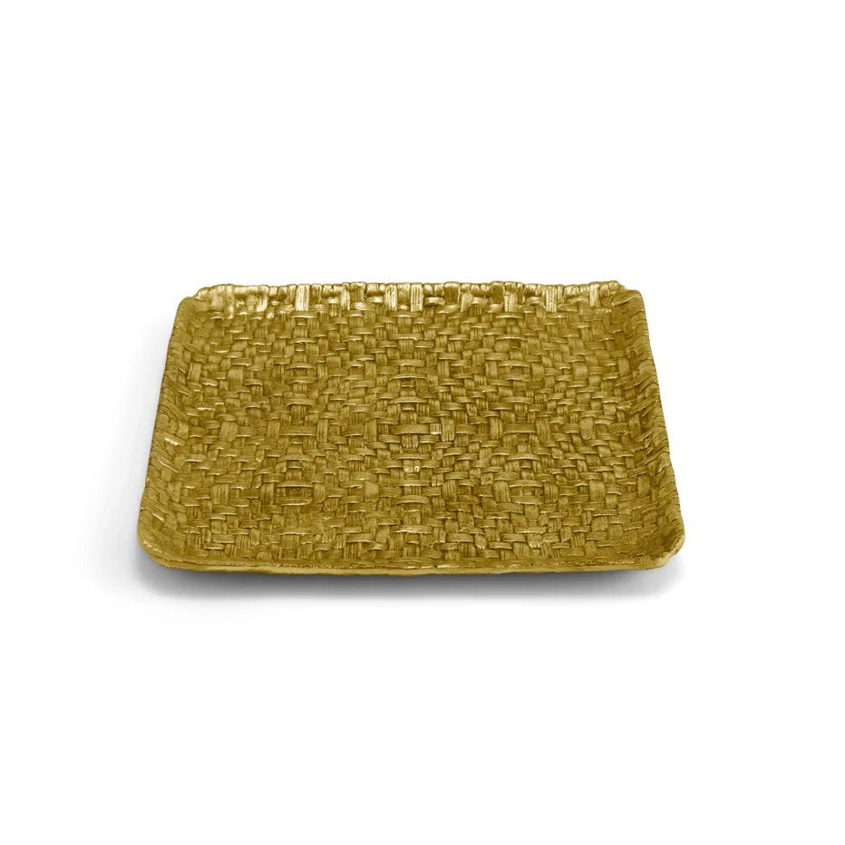 An image of Michael Aram Gold Matzah Plate