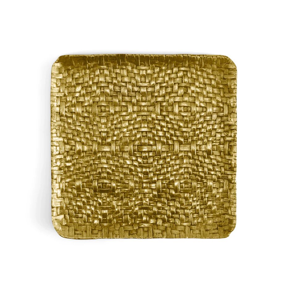 An image of Michael Aram Gold Matzah Plate
