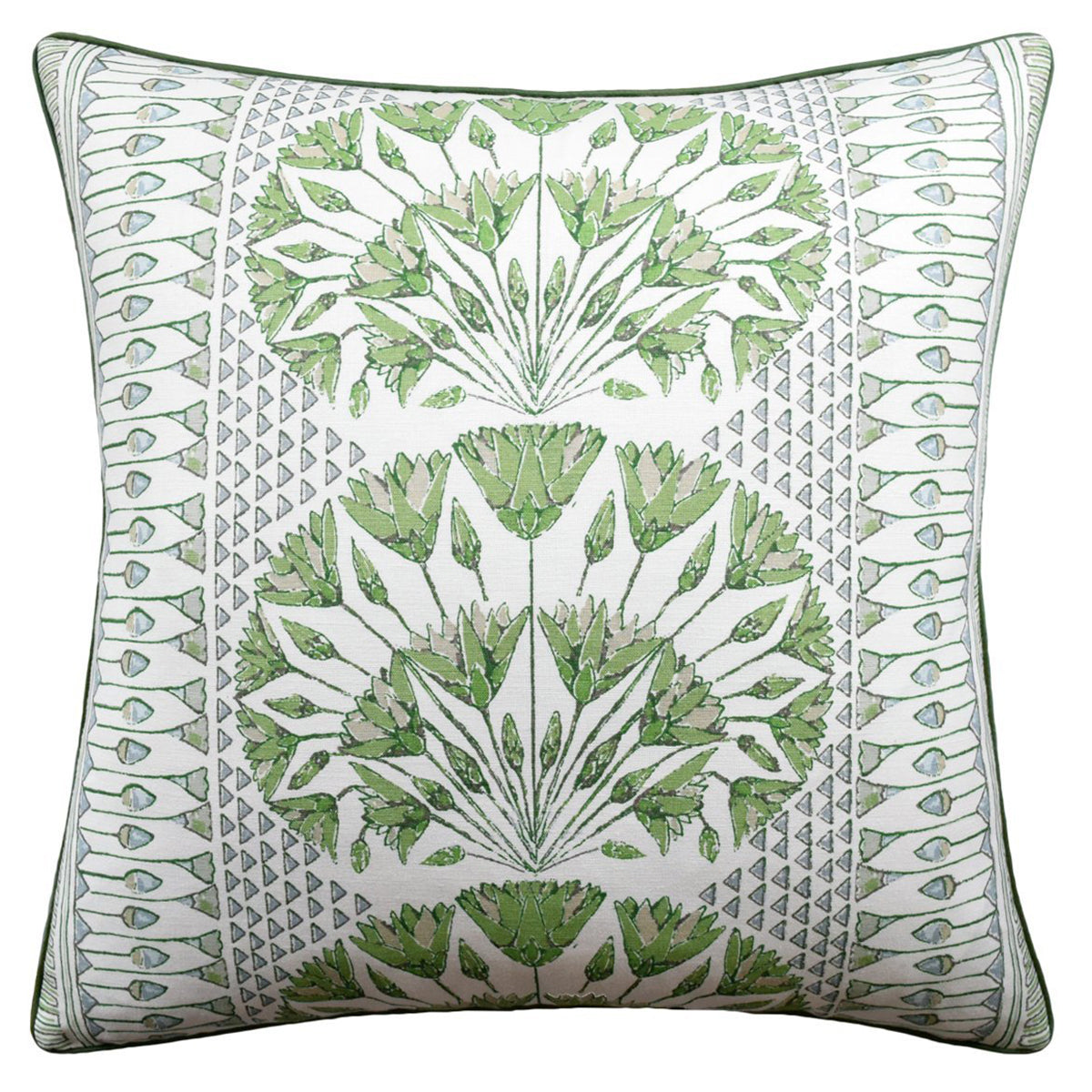 Ryan Studio Cairo Green/white Decorative Pillow
