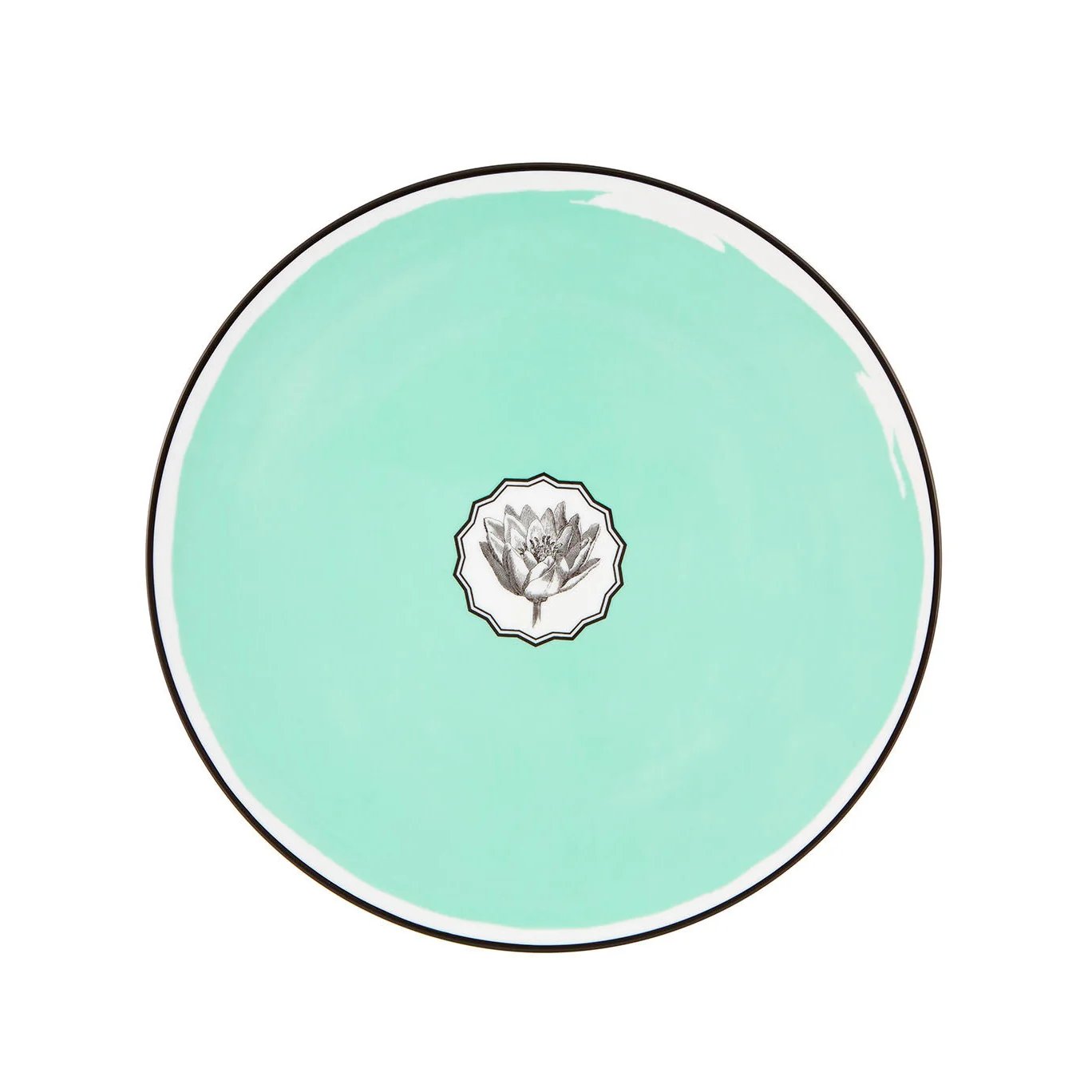 Vista Alegre Christian Lacroix Herbariae Green Charge Plate