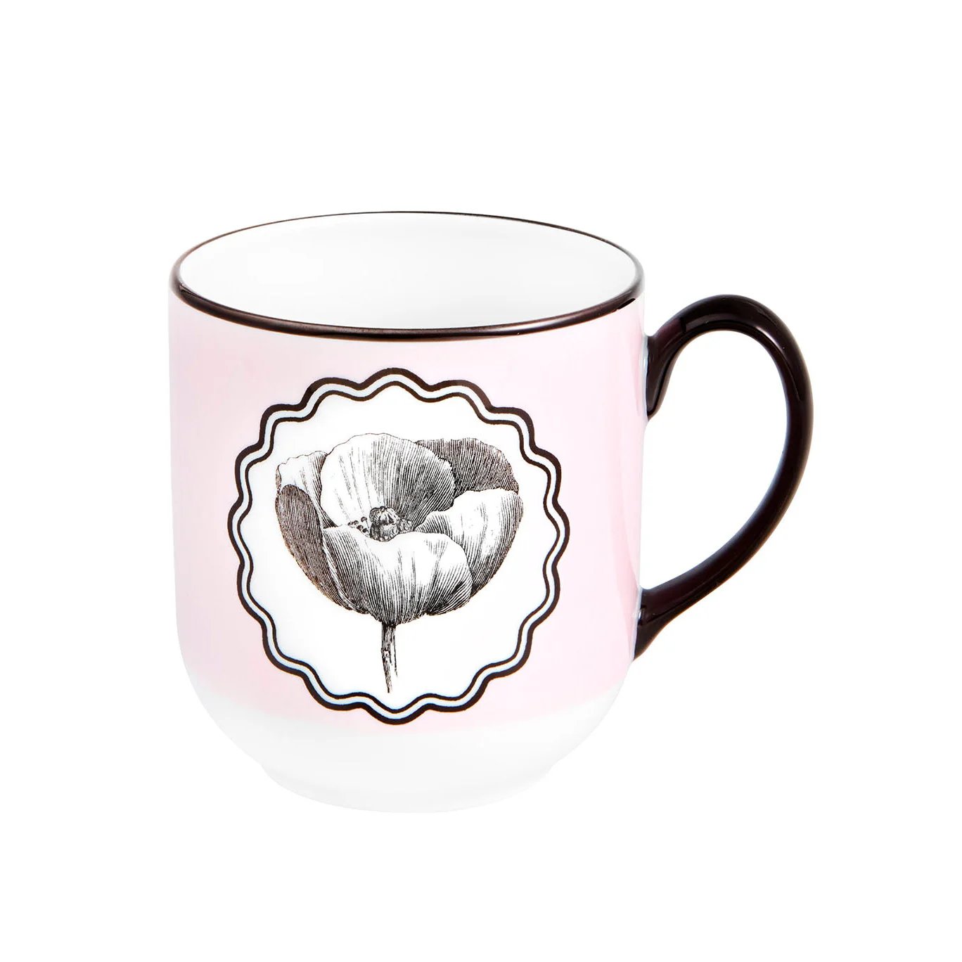 An image of Vista Alegre Christian Lacroix Herbariae Pink Mug