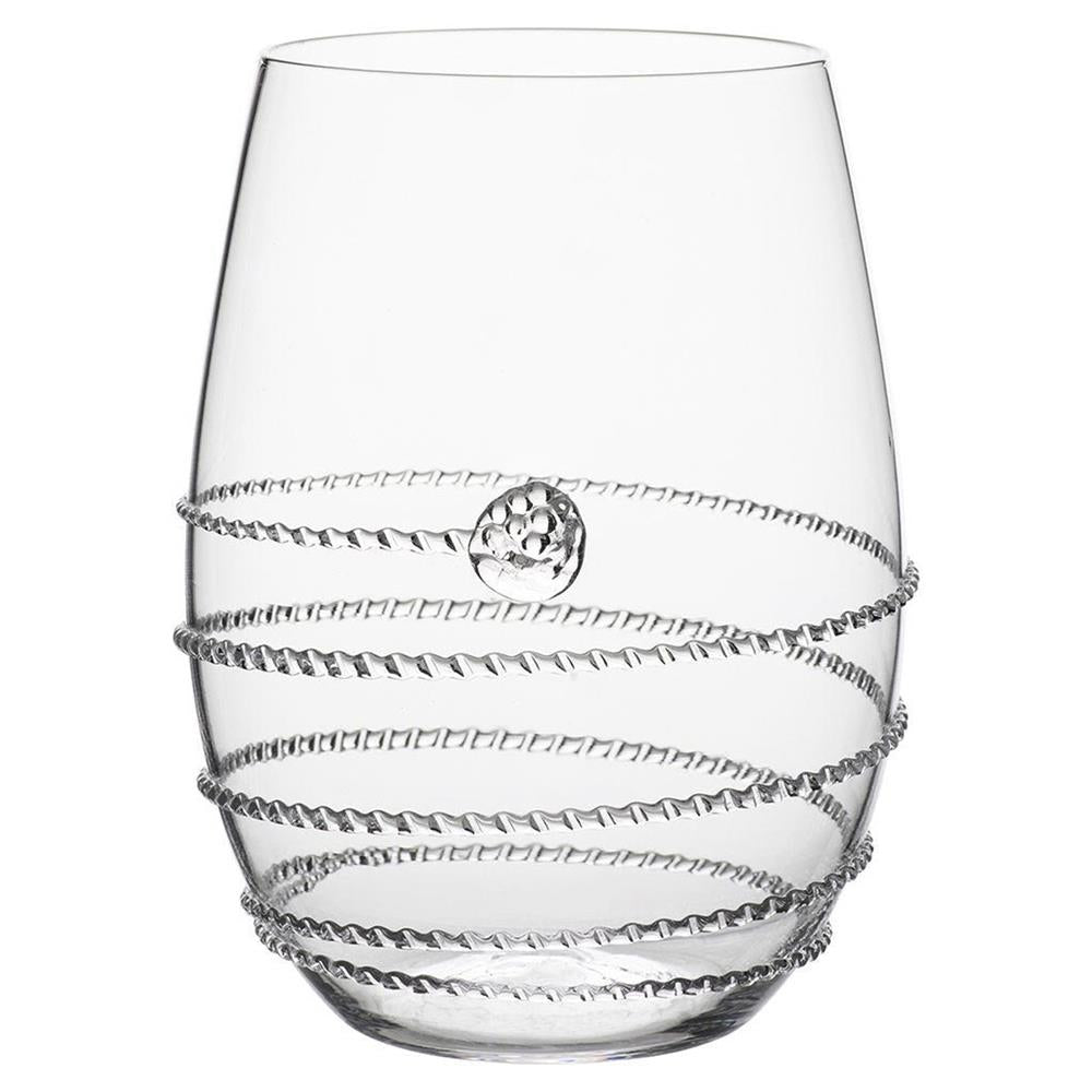 An image of Juliska Amalia Stemless White Wine Glass
