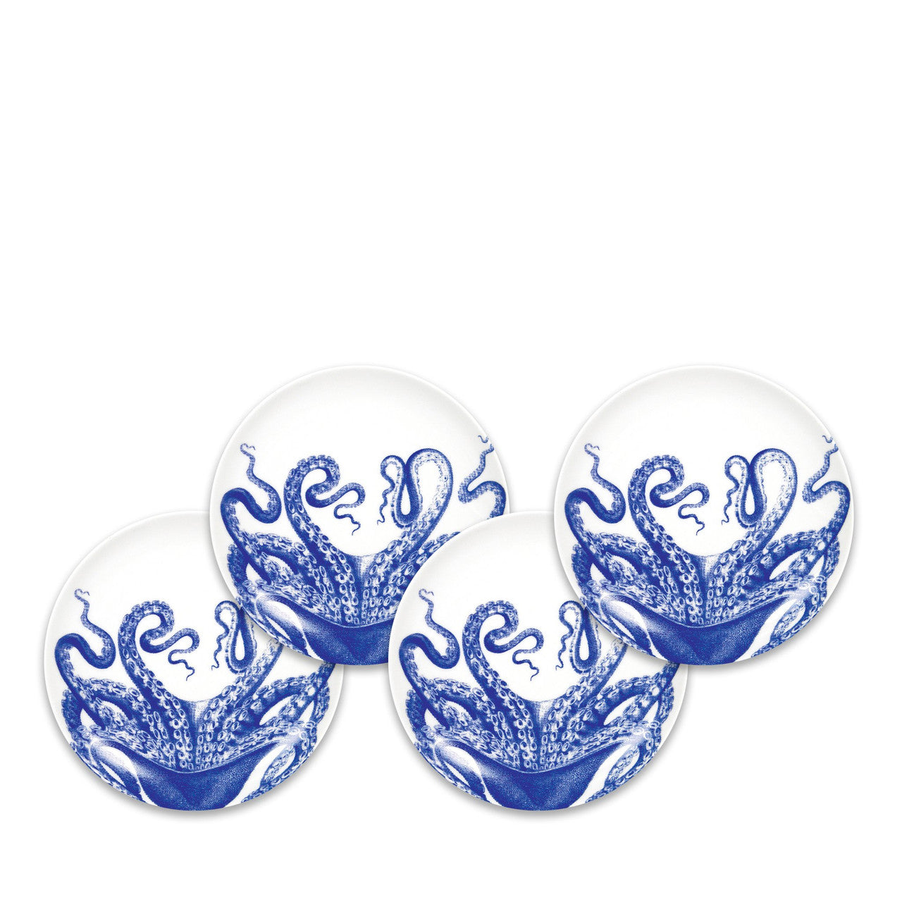 Caskata Blue Lucy Canapes - Set of 4