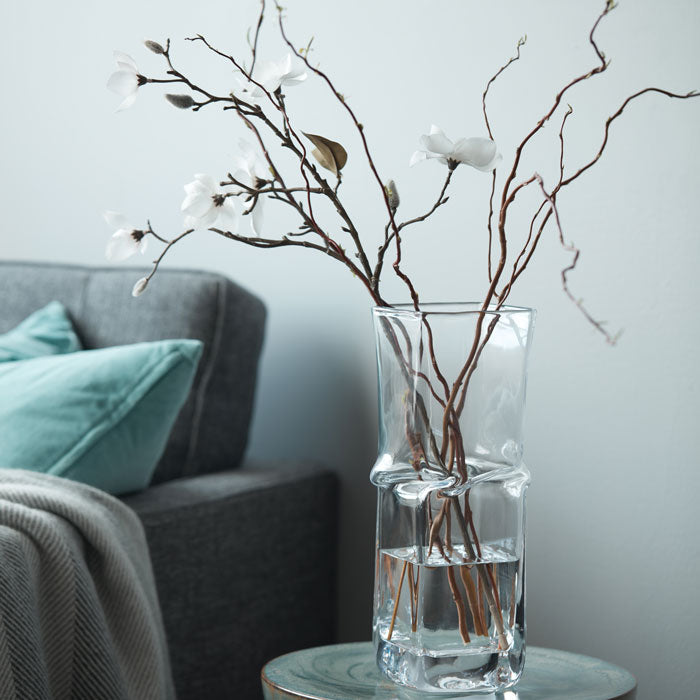 An image of Simon Pearce Woodbury Twist Vase - L