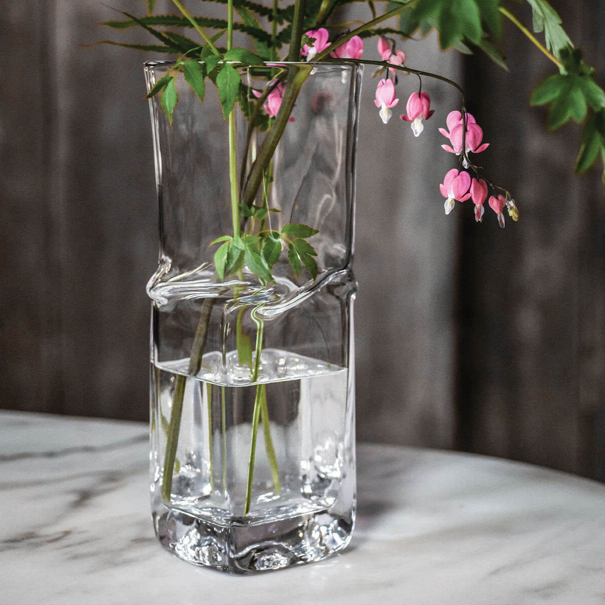 An image of Simon Pearce Woodbury Twist Vase - L