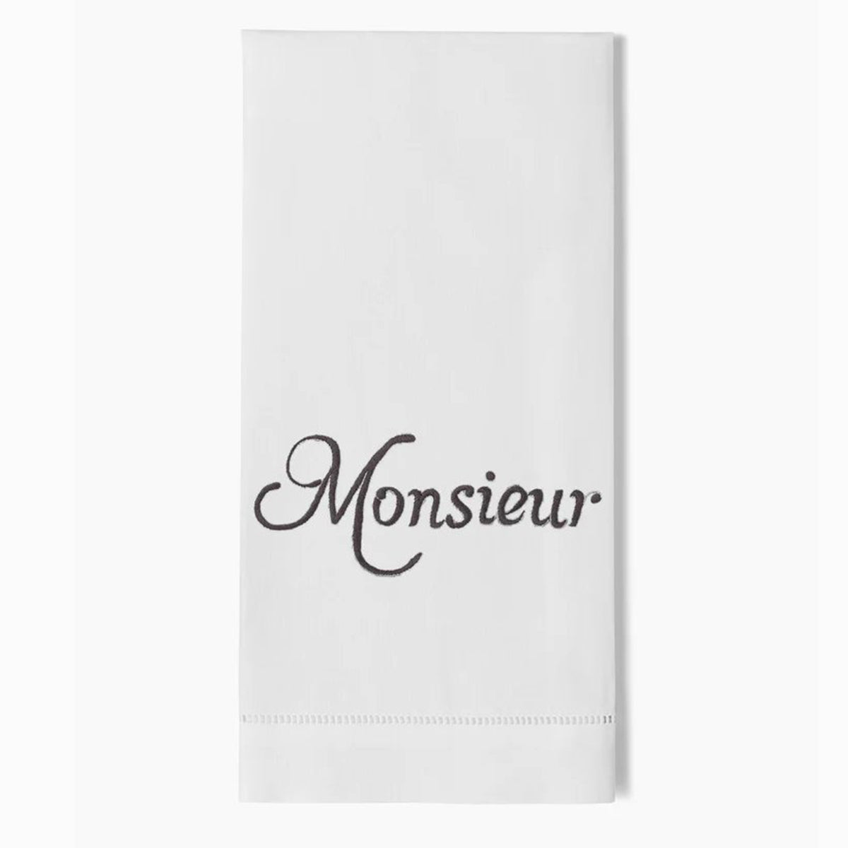 Henry Handwork Monsieur Silver Guest Towel