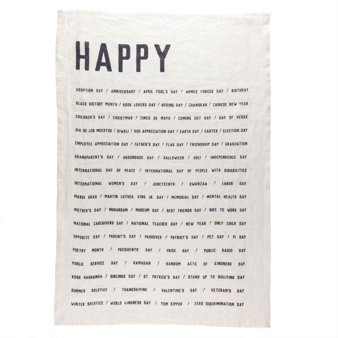 Sir Madam Happy Tea Towel