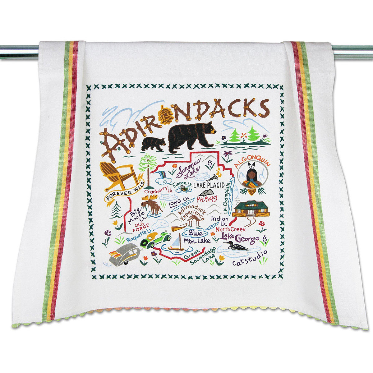 An image of Catstudio Adirondacks Dish Towel
