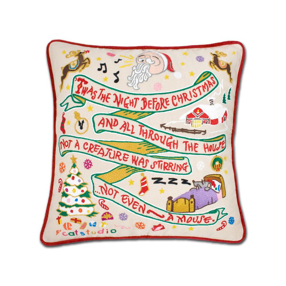 Catstudio Night Before Christmas Pillow