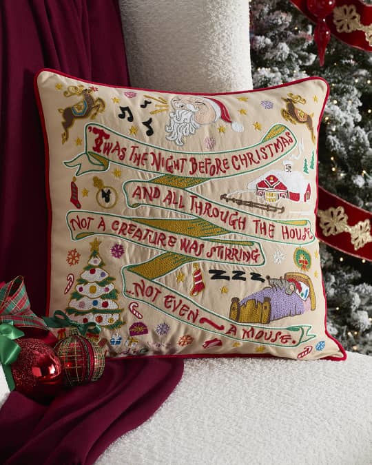 Catstudio Night Before Christmas Pillow