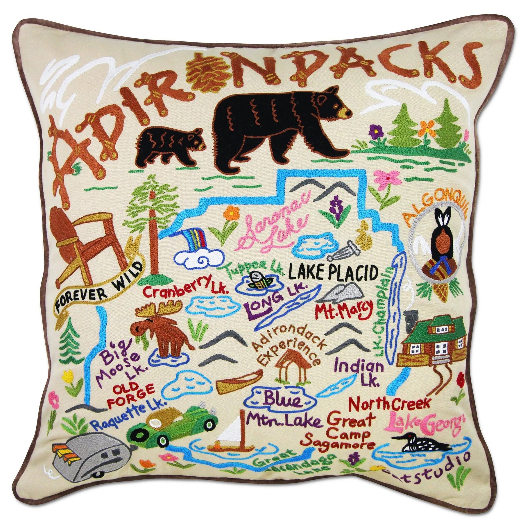 An image of Catstudio Adirondacks Decorative Pillow