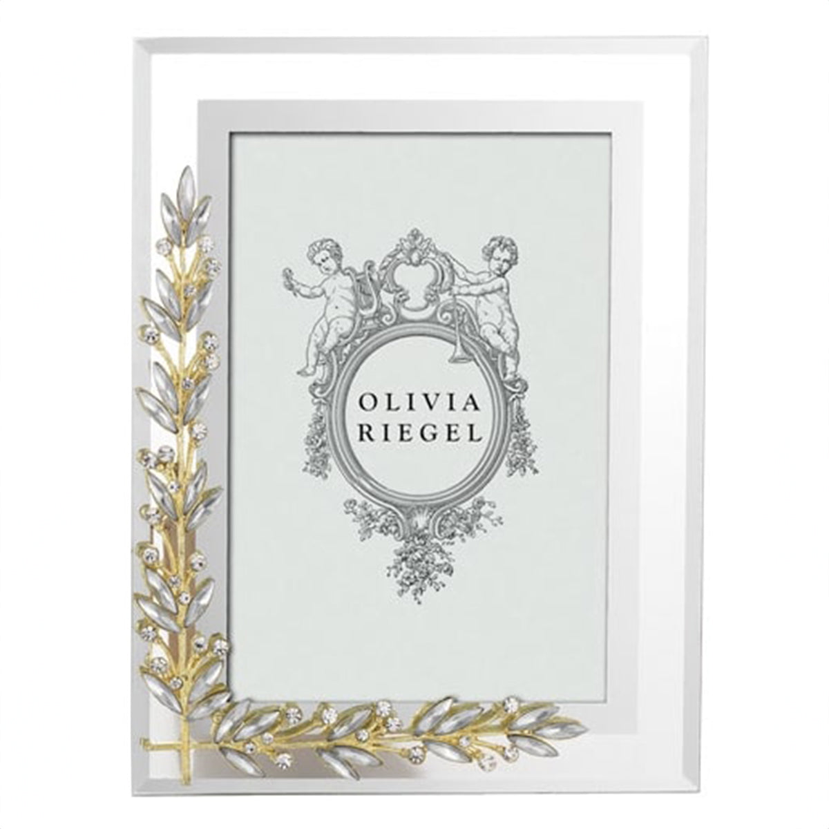 An image of Olivia Riegel Gold & Silver Laurel Frame