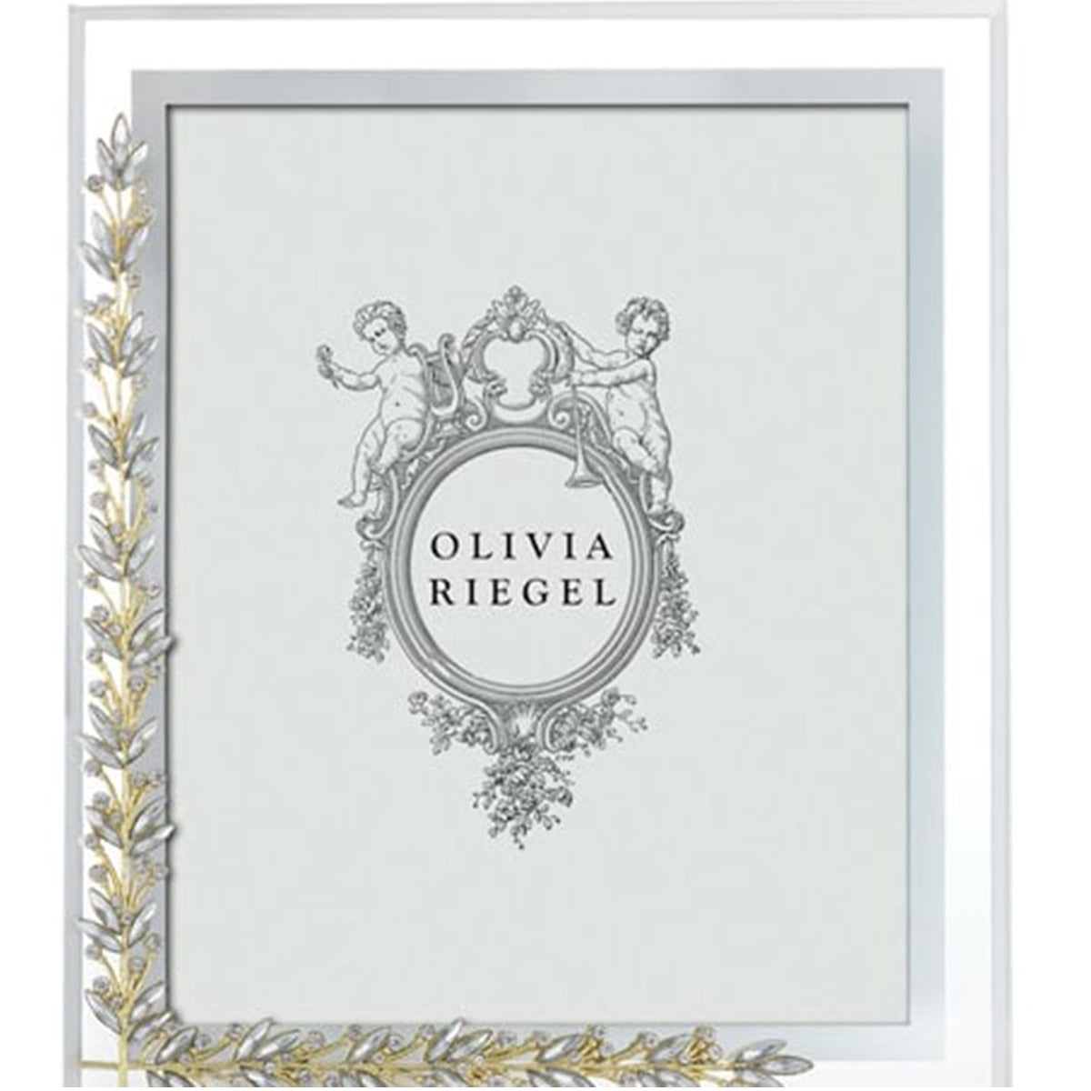 An image of Olivia Riegel Gold & Silver Laurel Frame
