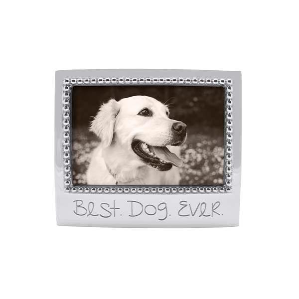 An image of Mariposa BEST DOG EVER Beaded 4x6 Frame