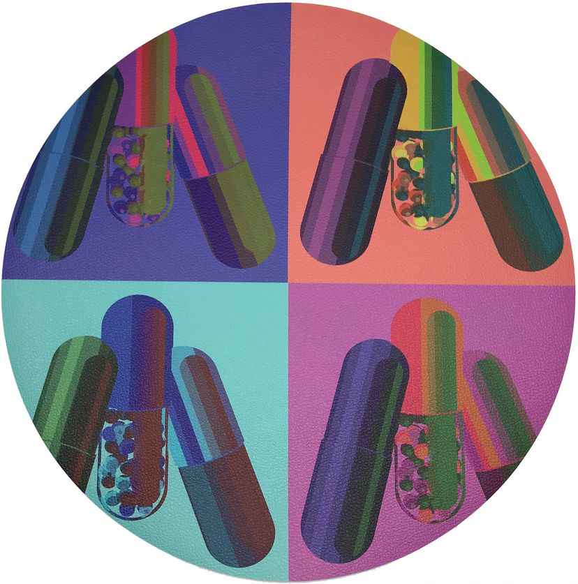 Nicolette Mayer Ode To Hurst Neon Pebble Placemat
