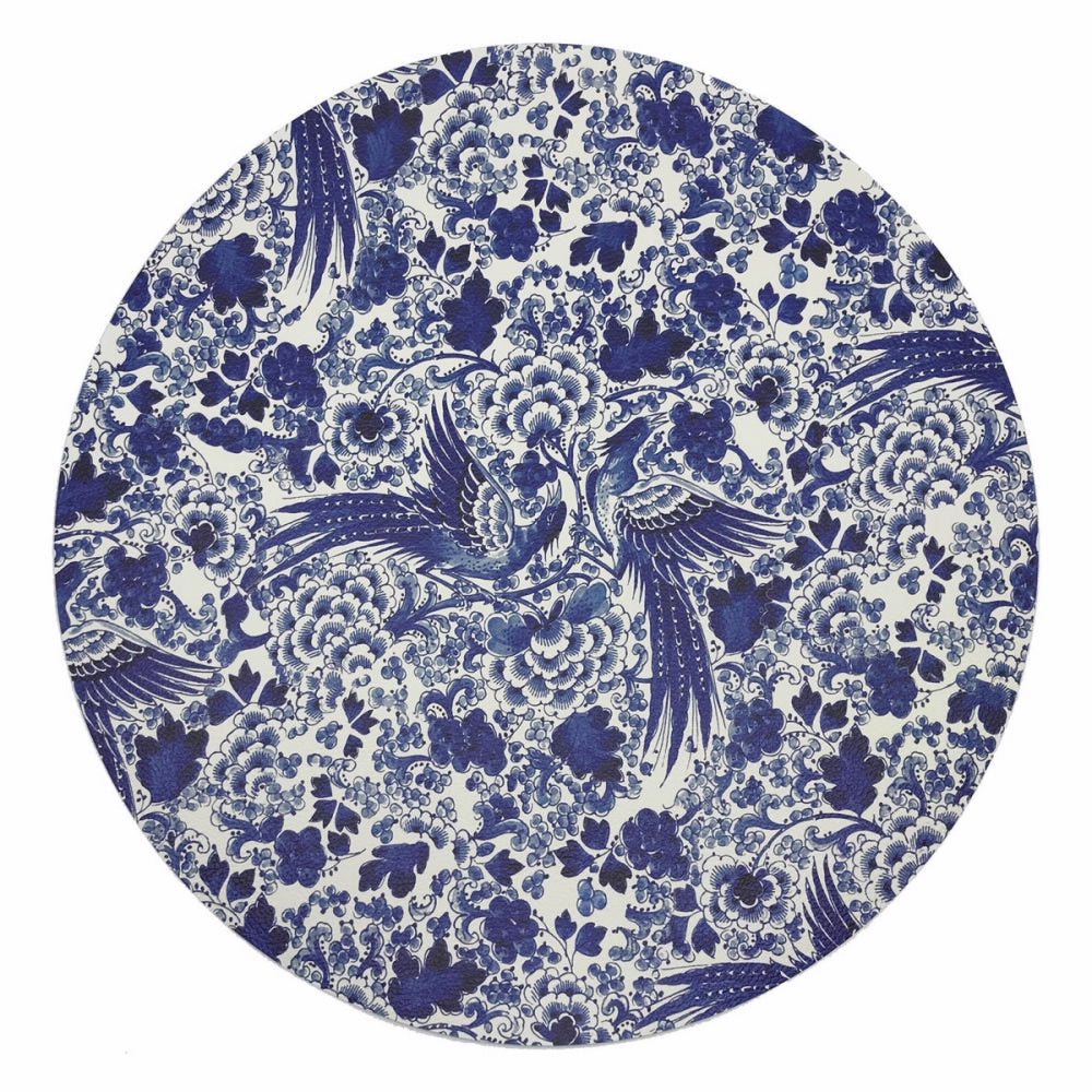 Nicolette Mayer Royal Delft Inspiration Round Pebble Placemat
