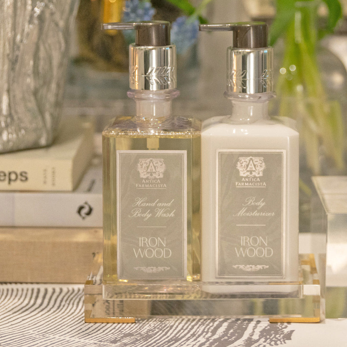 An image of Antica Farmacista Iron Wood Hand and Body Wash 10 fl oz