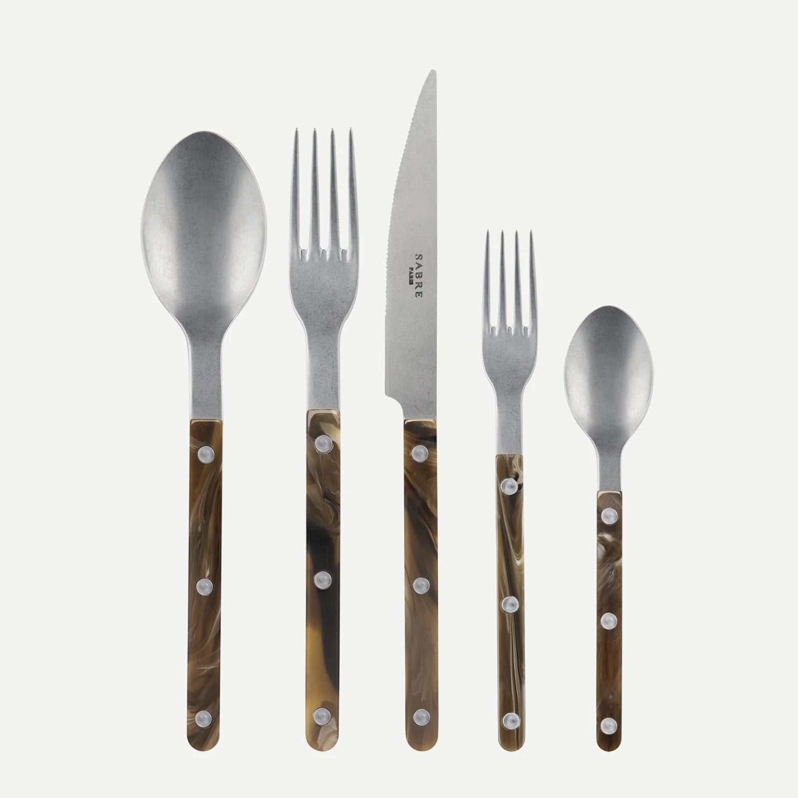 An image of Sabre Paris Bistrot 5-Piece Place Setting
