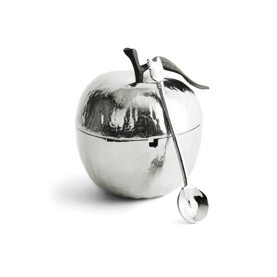 Michael Aram Apple Honey Pot with Spoon