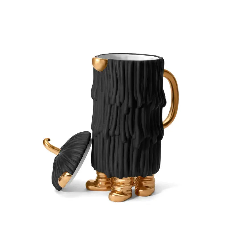 L'Objet Haas Brothers Collection Djuna Coffee + Tea Pot - Black