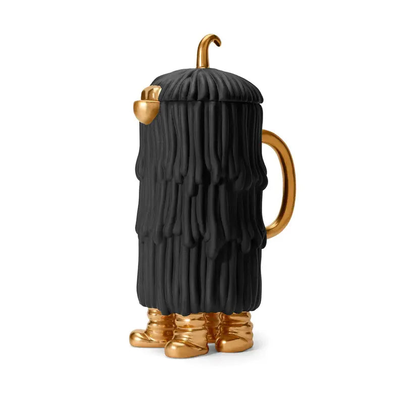 L'Objet Haas Brothers Collection Djuna Coffee + Tea Pot - Black