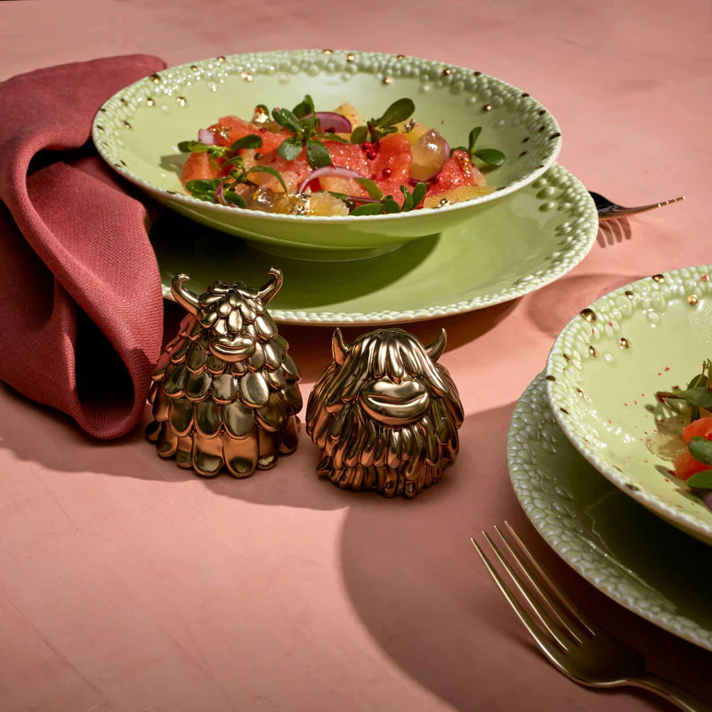 An image of L'Objet Haas Brothers Collection Niki + Simon Salt & Pepper Shakers