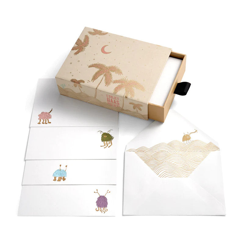An image of L'Objet Haas Brothers Collection Stationery Box - Set of 12