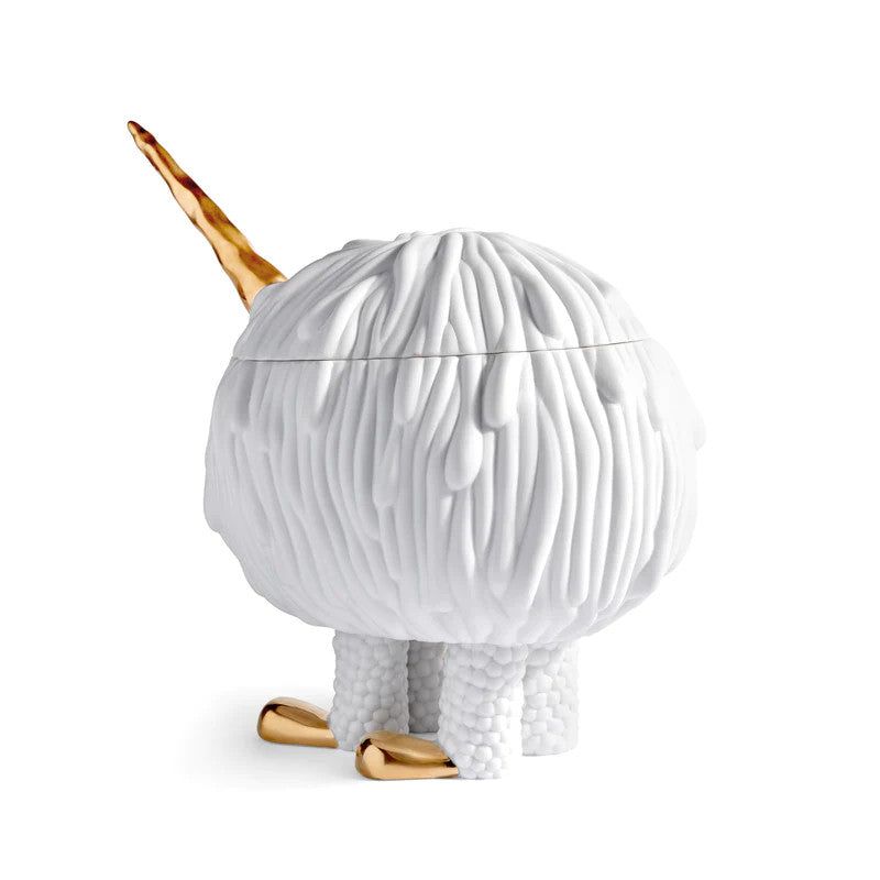 An image of L'Objet Haas Brothers Collection Mojave Unicorn 4-Wick Candle 40.5 oz