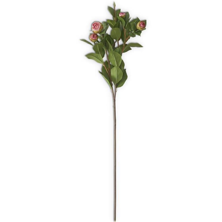 K & K 28" Pink 5 Bud Peony Stem