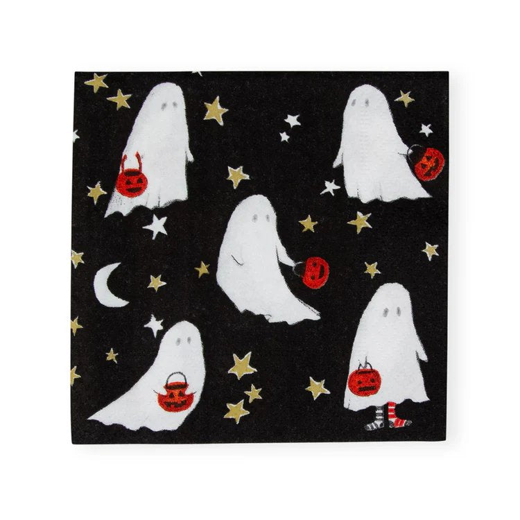 An image of Caspari Ghoul's Night Out Cocktail Napkins
