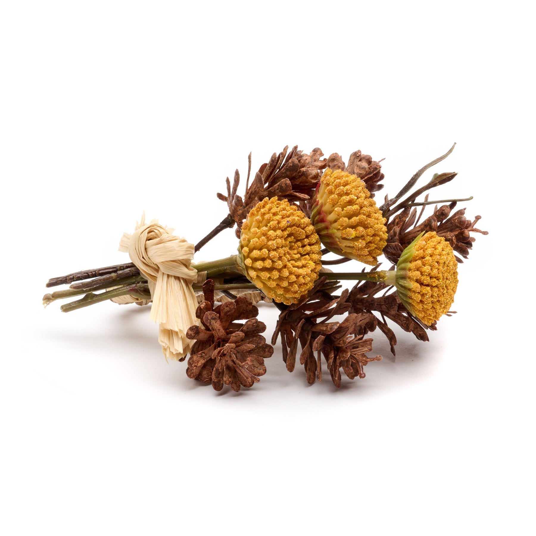 An image of Deborah Rhodes Autumn Corsage Napkin Ring - Set of 4