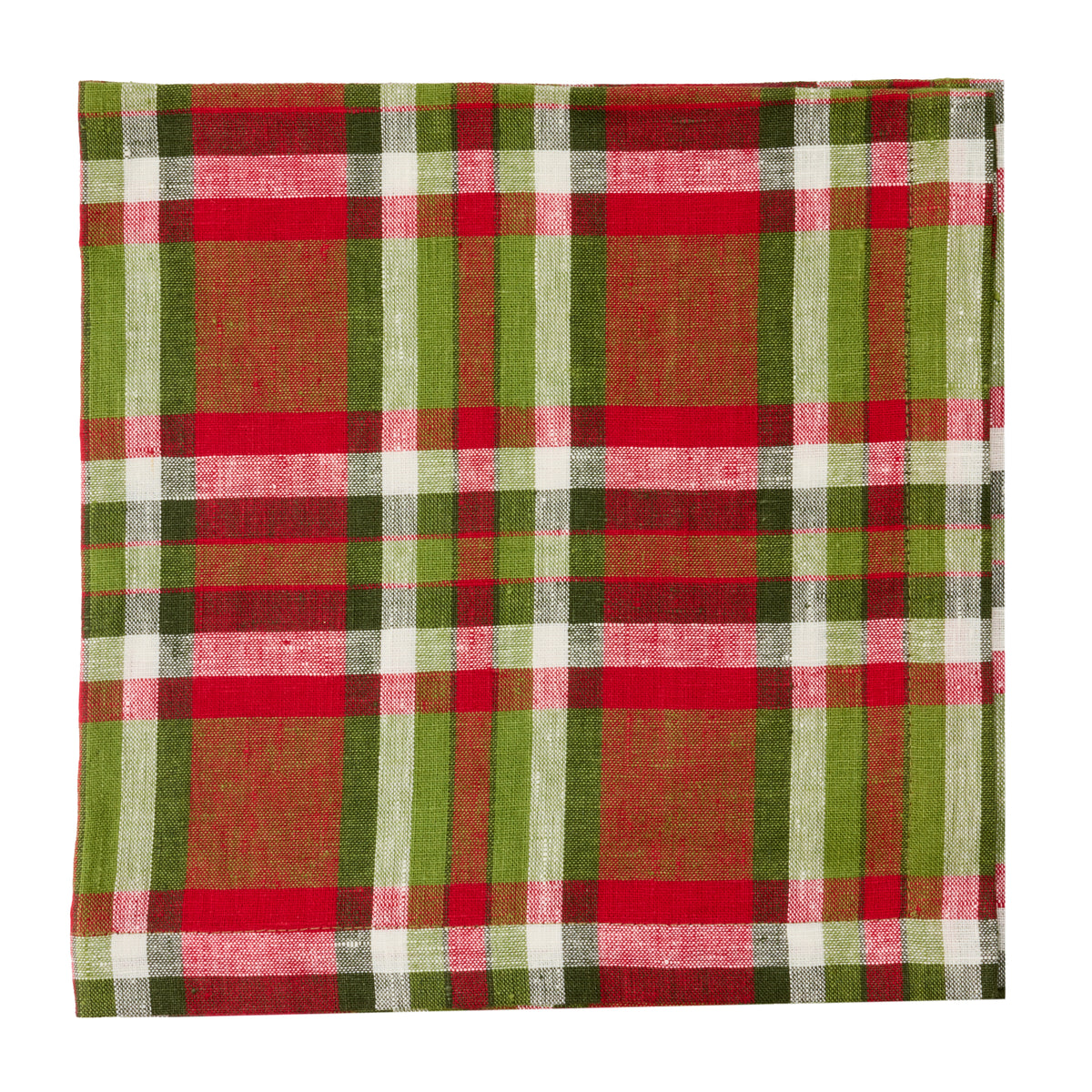 Deborah Rhodes Holiday Madras Napkin - Set of 4