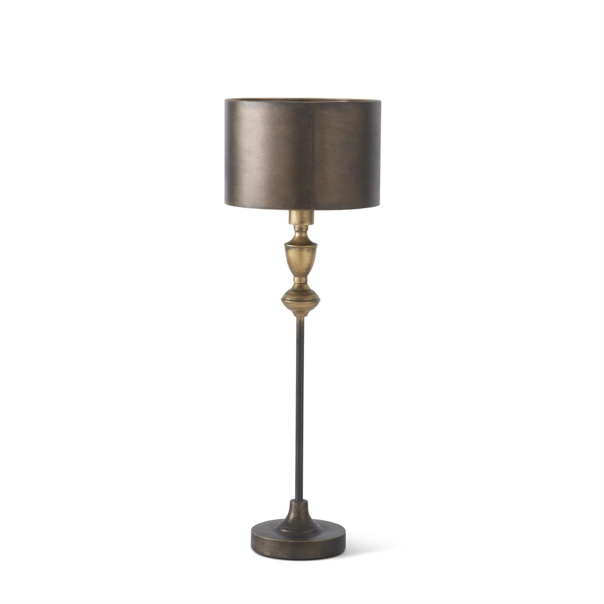 K & K Brushed Gold Slender Spine Lamp