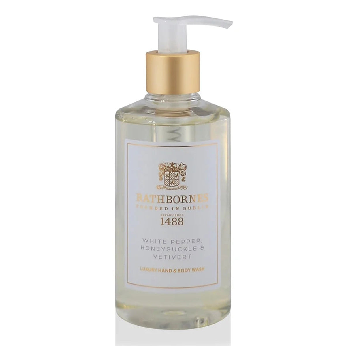 John Rathbornes White Pepper and Honeysuckle Body & Hand Wash 8.45 fl oz