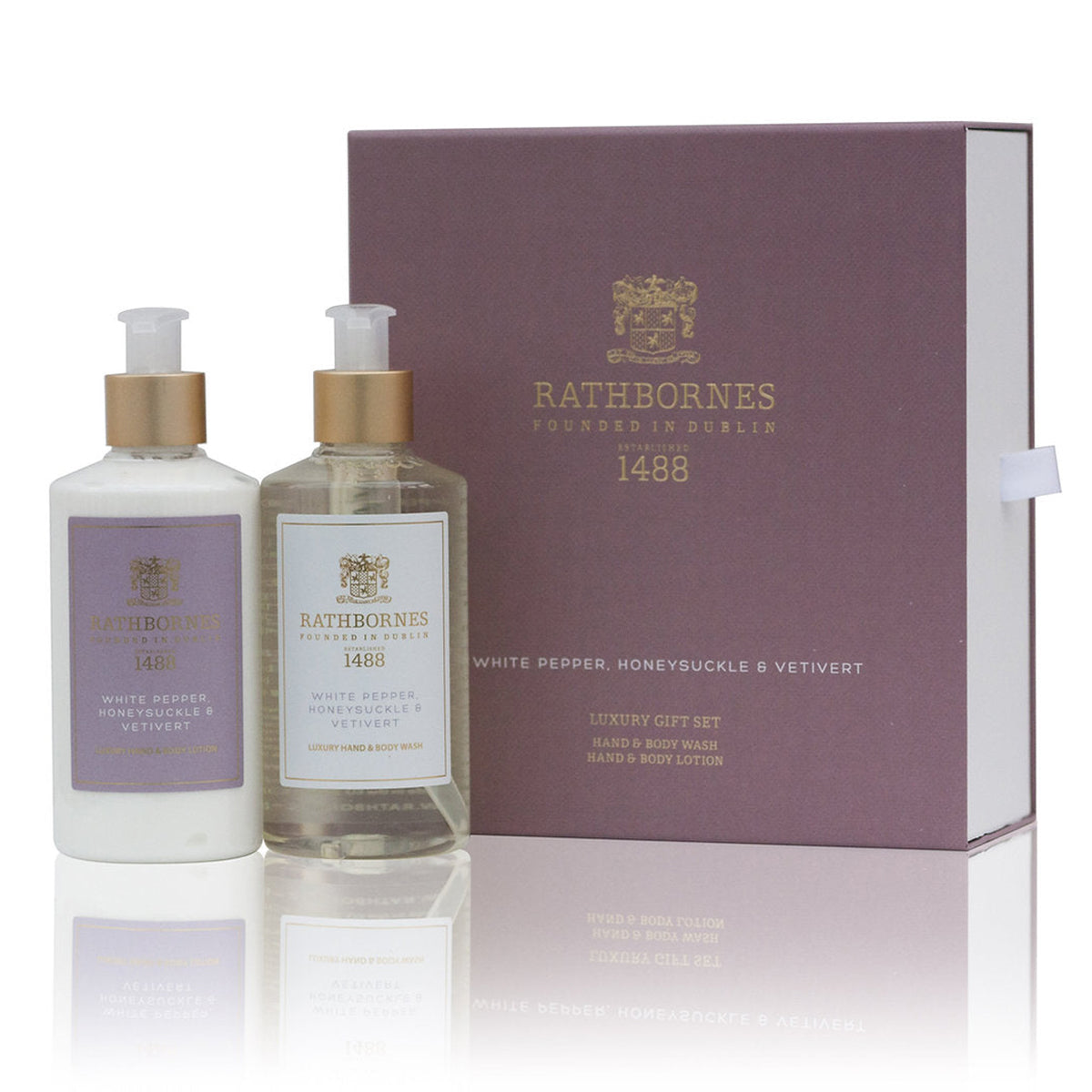 John Rathbornes White Pepper Bath & Body Gift Set