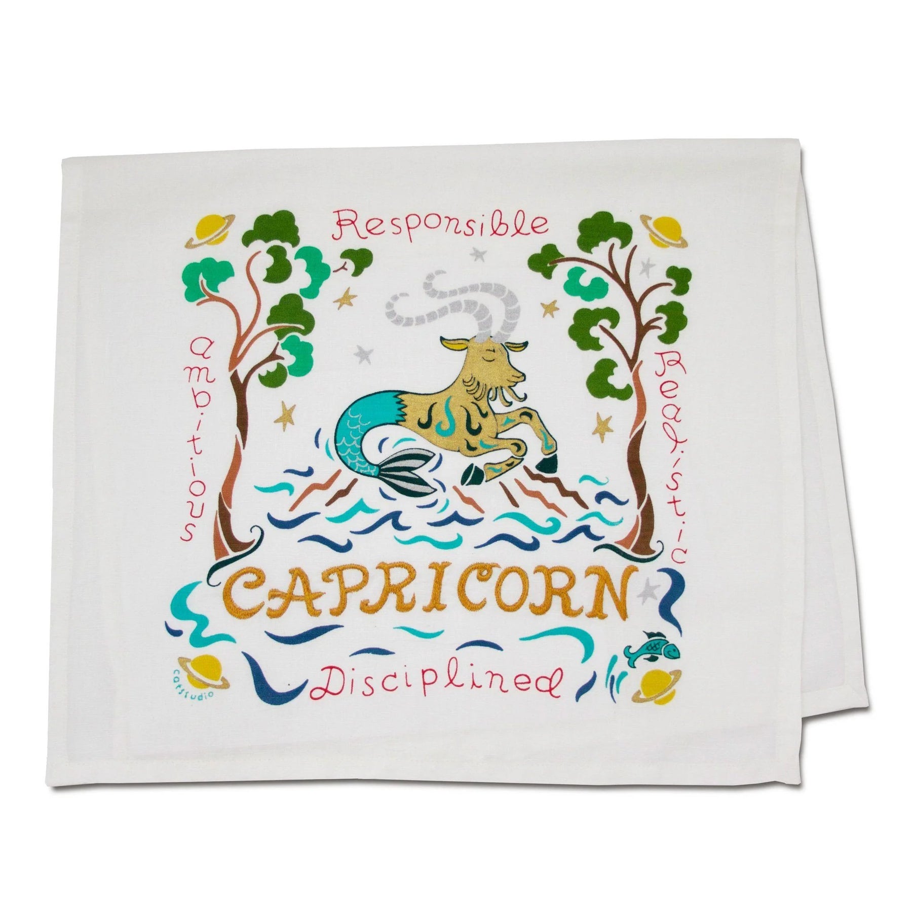 An image of Catstudio Capricorn Dish Towel