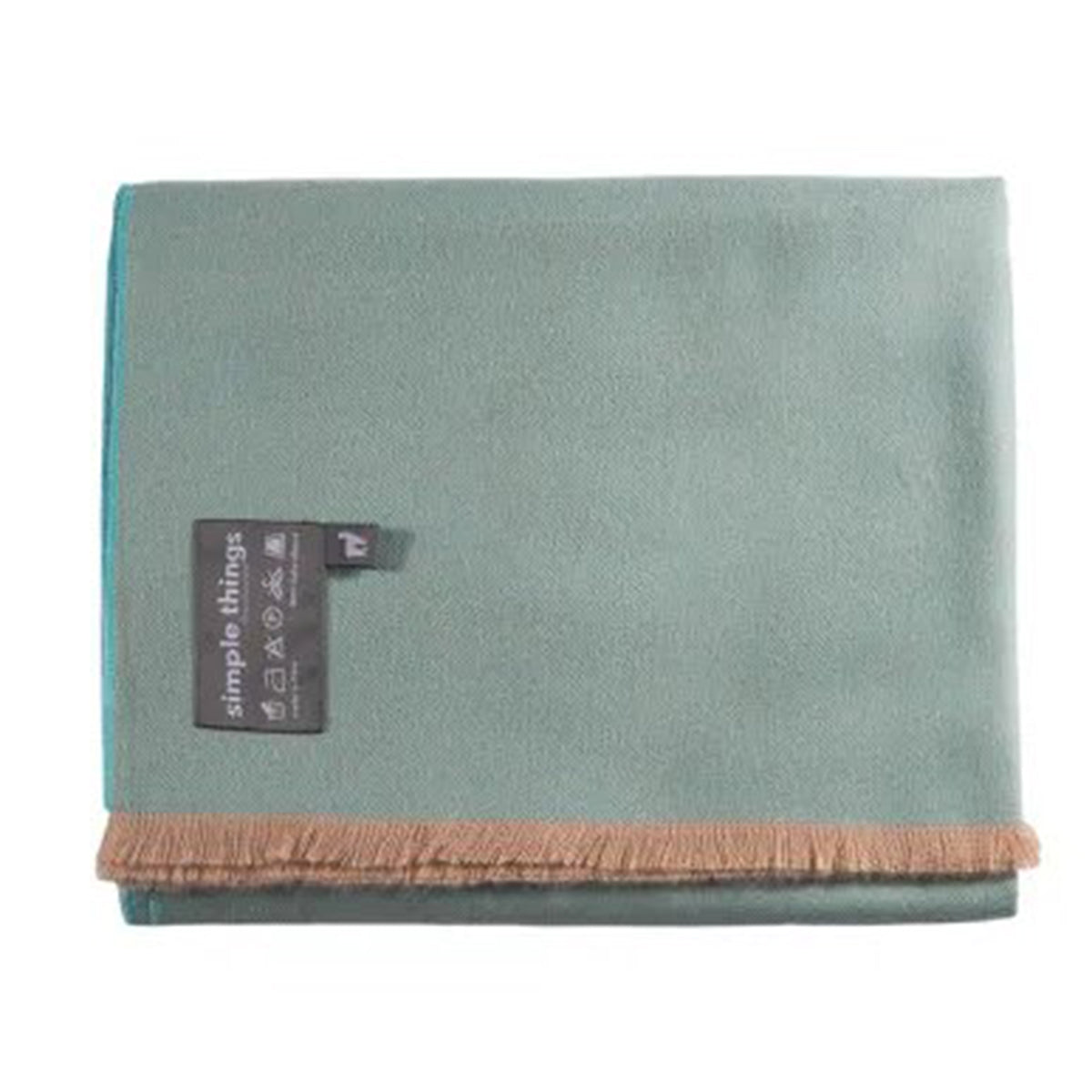 Simple Things 100% Premium Baby Alpaca Herringbone Throw