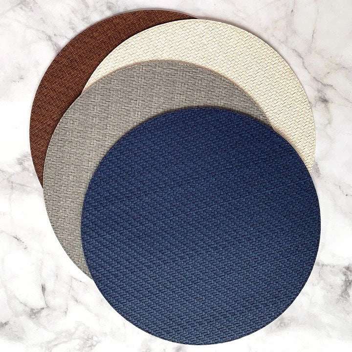 Bodrum Wicker Set of 4 Round Placemat