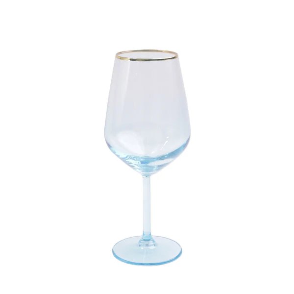 An image of Vietri Rainbow Assorted Wine Glasses - Set Of 4