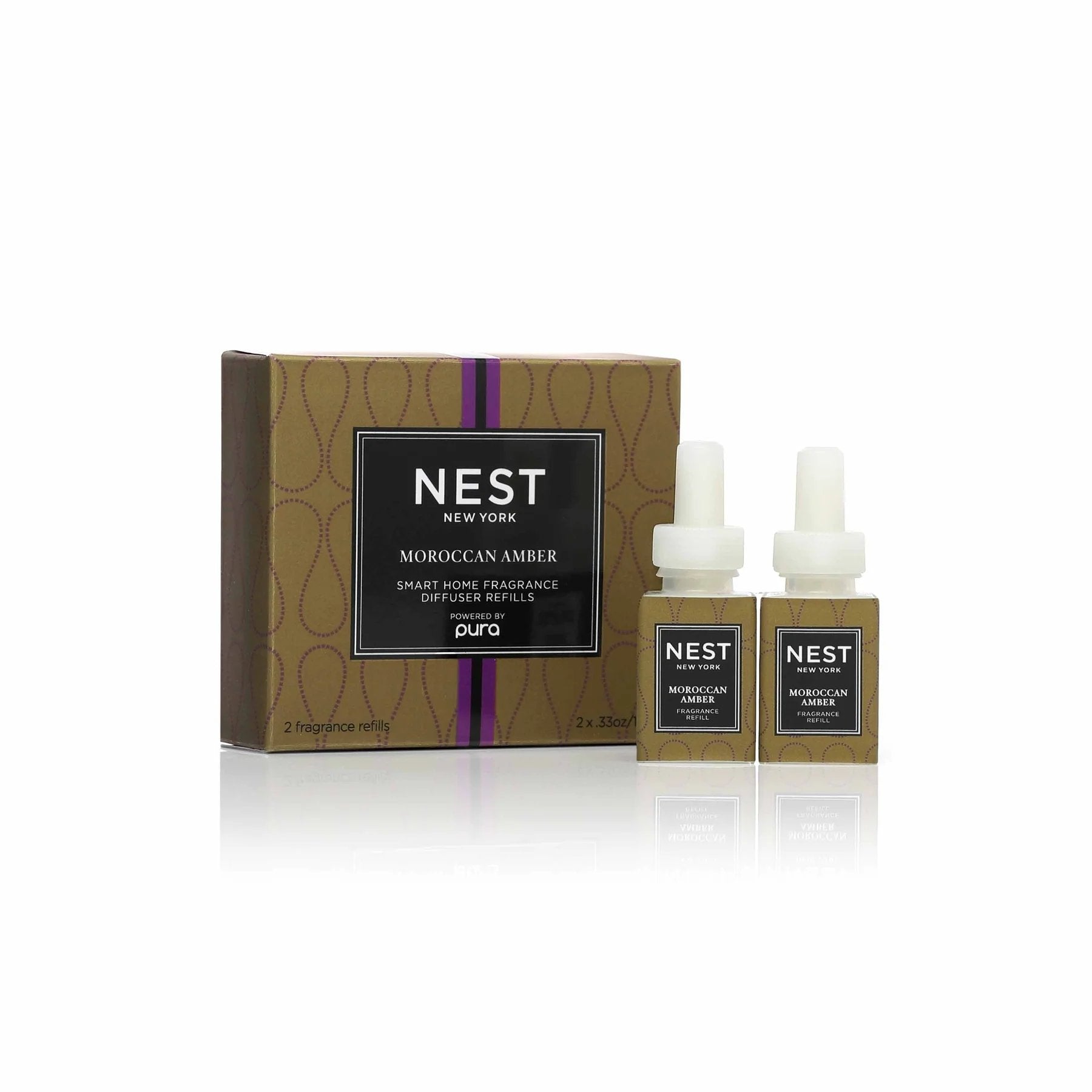 An image of Nest Fragrances Morrocan Amber Pura Smart Diffuser Refill Set