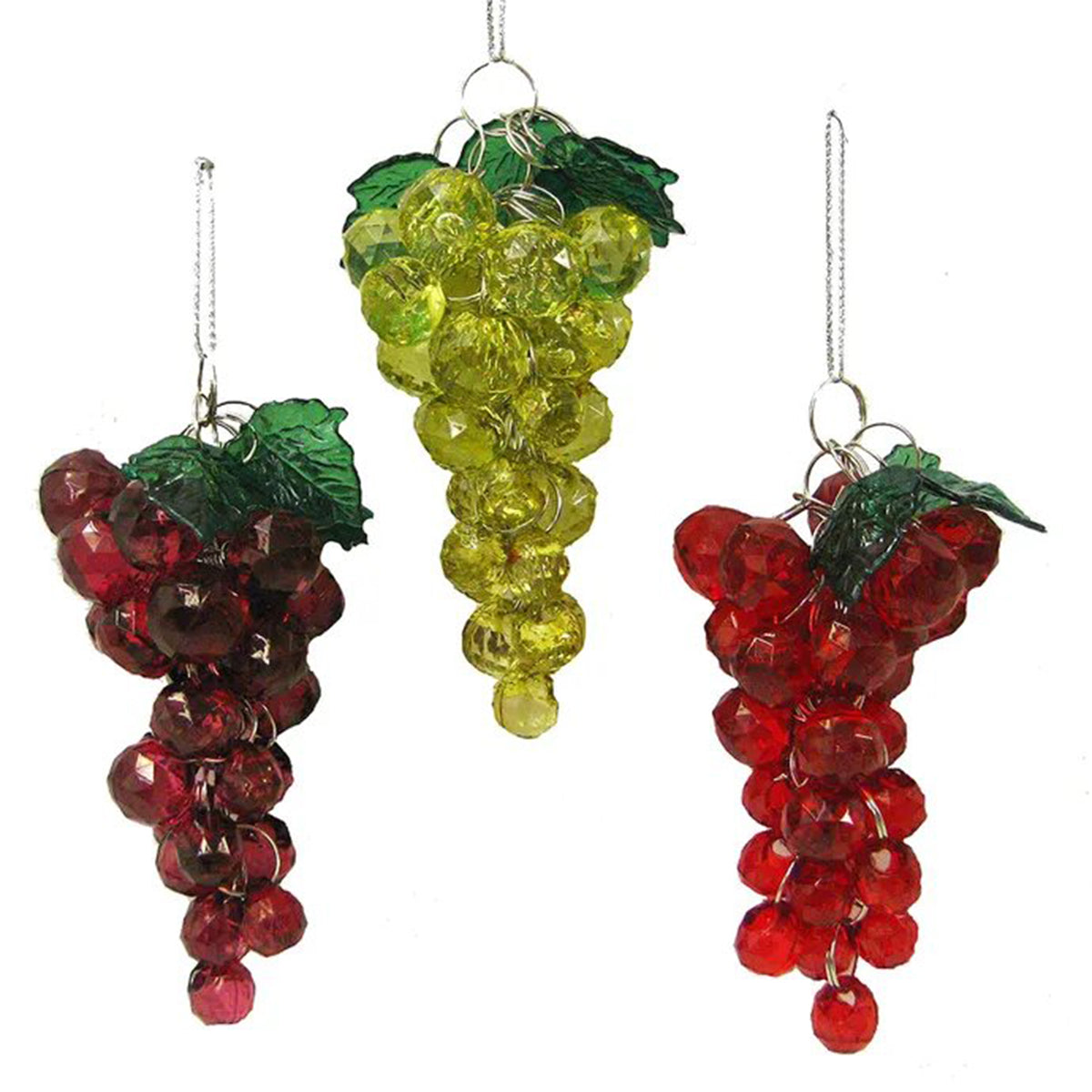 An image of Kurt Adler Beaded Grape Ornaments