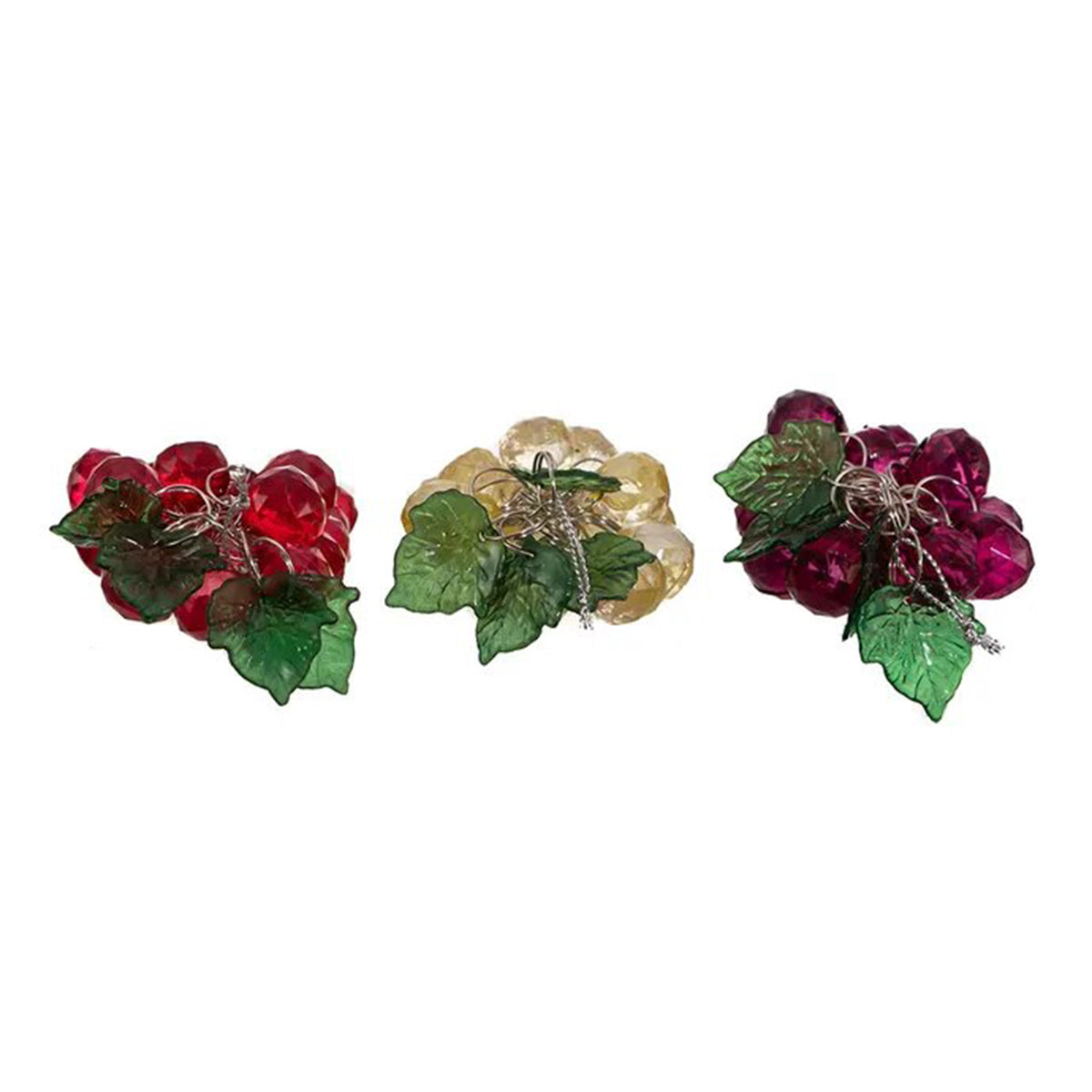 An image of Kurt Adler Beaded Grape Ornaments