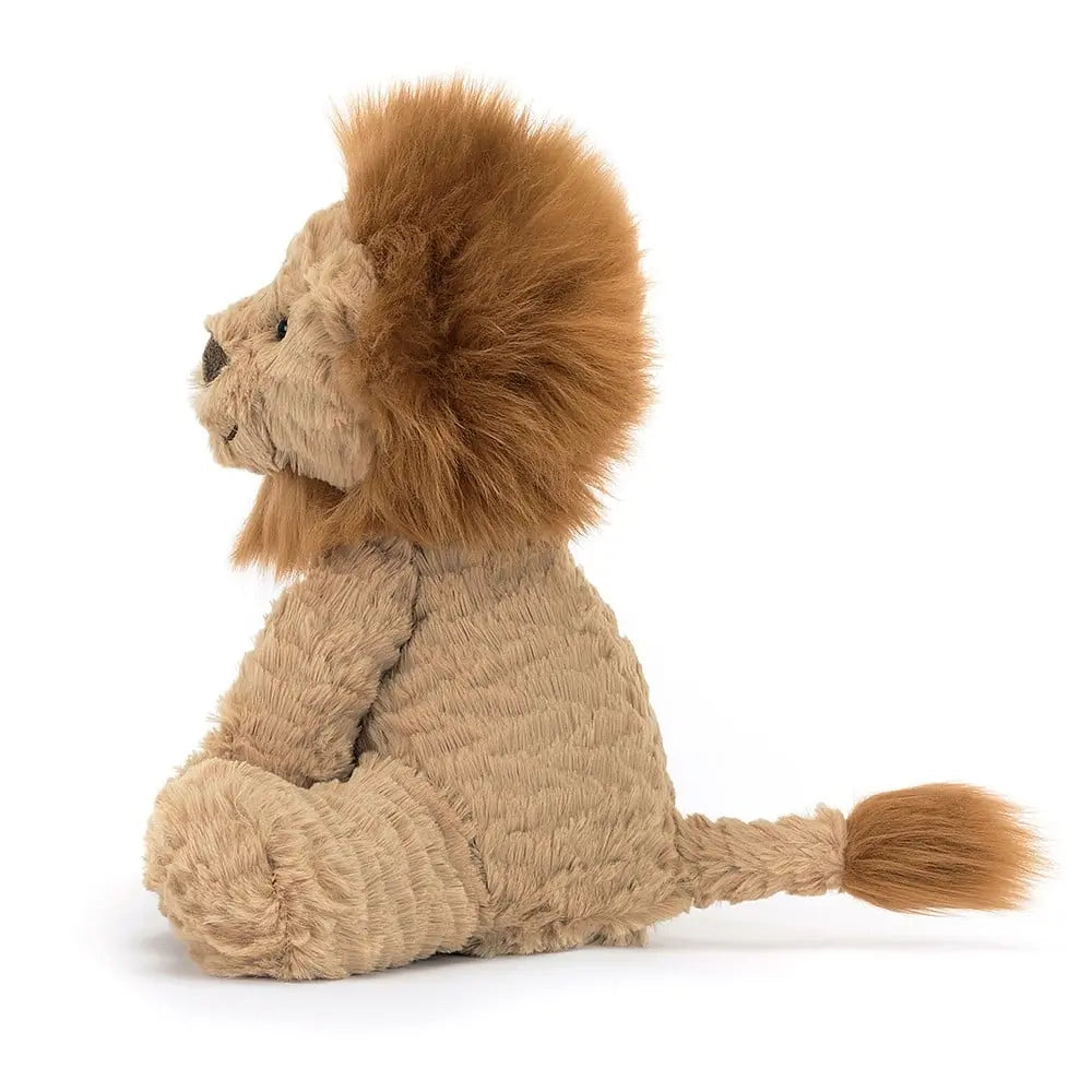 Side view of Jellycat Fuddlewuddle Lion