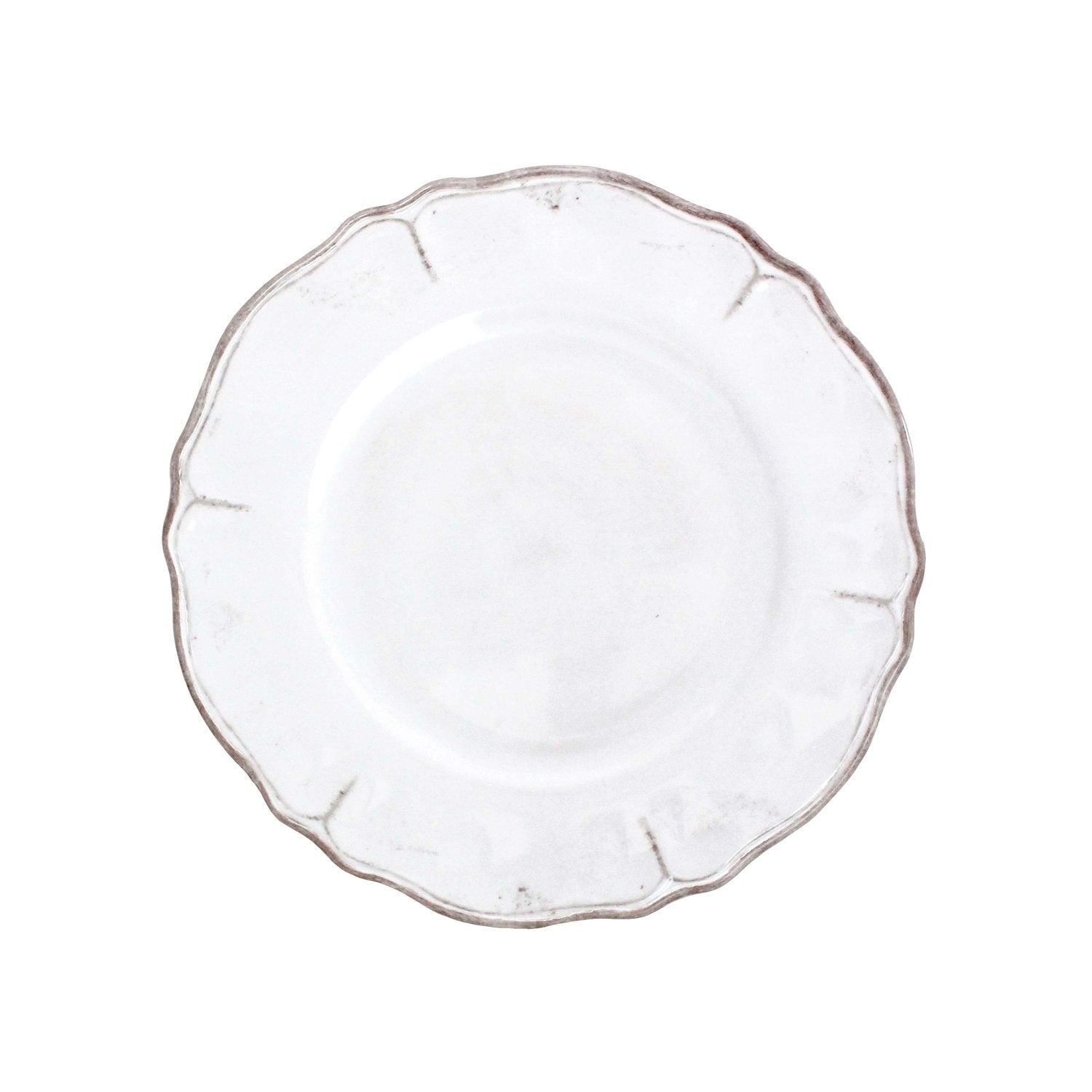 Le Cadeaux Rustica Antique White 9" Salad Plate